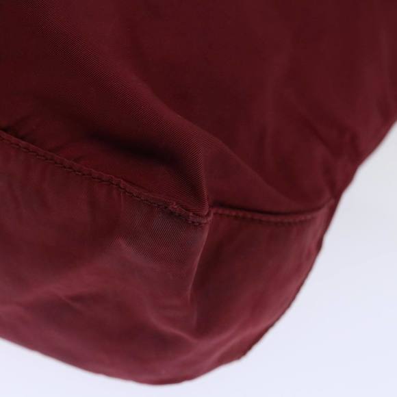 PRADA Tote Bag Nylon Red Auth 70587 - Picture 14 of 16